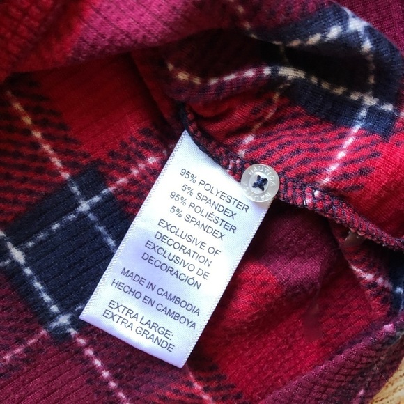 Nautica Plaid Sleep Shirt - Picture 3 of 4